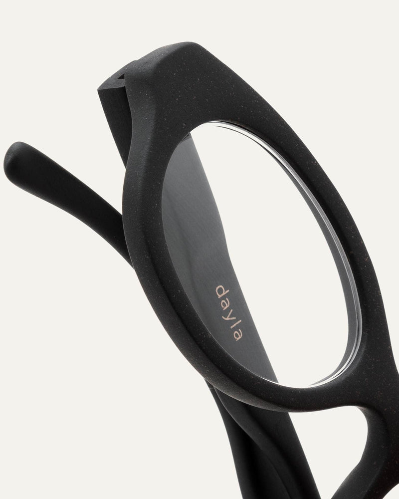 sustainable oval-shaped glasses
