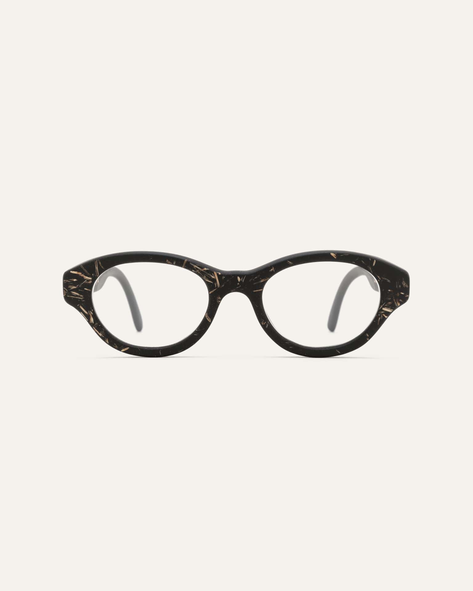 oval-shaped prescription glasses