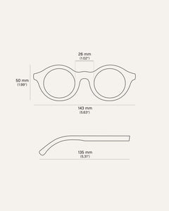 round glasses parameters