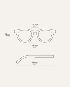 anderson sunglasses parameters